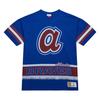 Mitchell & Ness X MLB Atlanta Braves T Shirt Men's Royal Blue TCRW6624-ABRYYPPPROYA