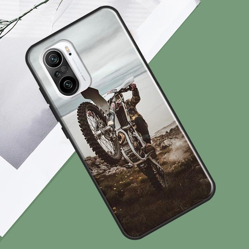 Moto Cross Motorcycle Sports Case For Xiaomi 15 Ultra 13 14 13T 14T 15T Pro 17 Pro Max POCO X7 Pro F5 F6 X5 X6 F7 Cover