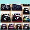 Tiktok Pattern 3d Printed Bedding Set For Luxurious Style And Comfort In Eu Sizes