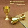 Brass Wine Glass Restaurant Goblet Tabletop Red Wine And White Wine Trumpet Copper Crafts Copper Decoration Mini Shot Glass