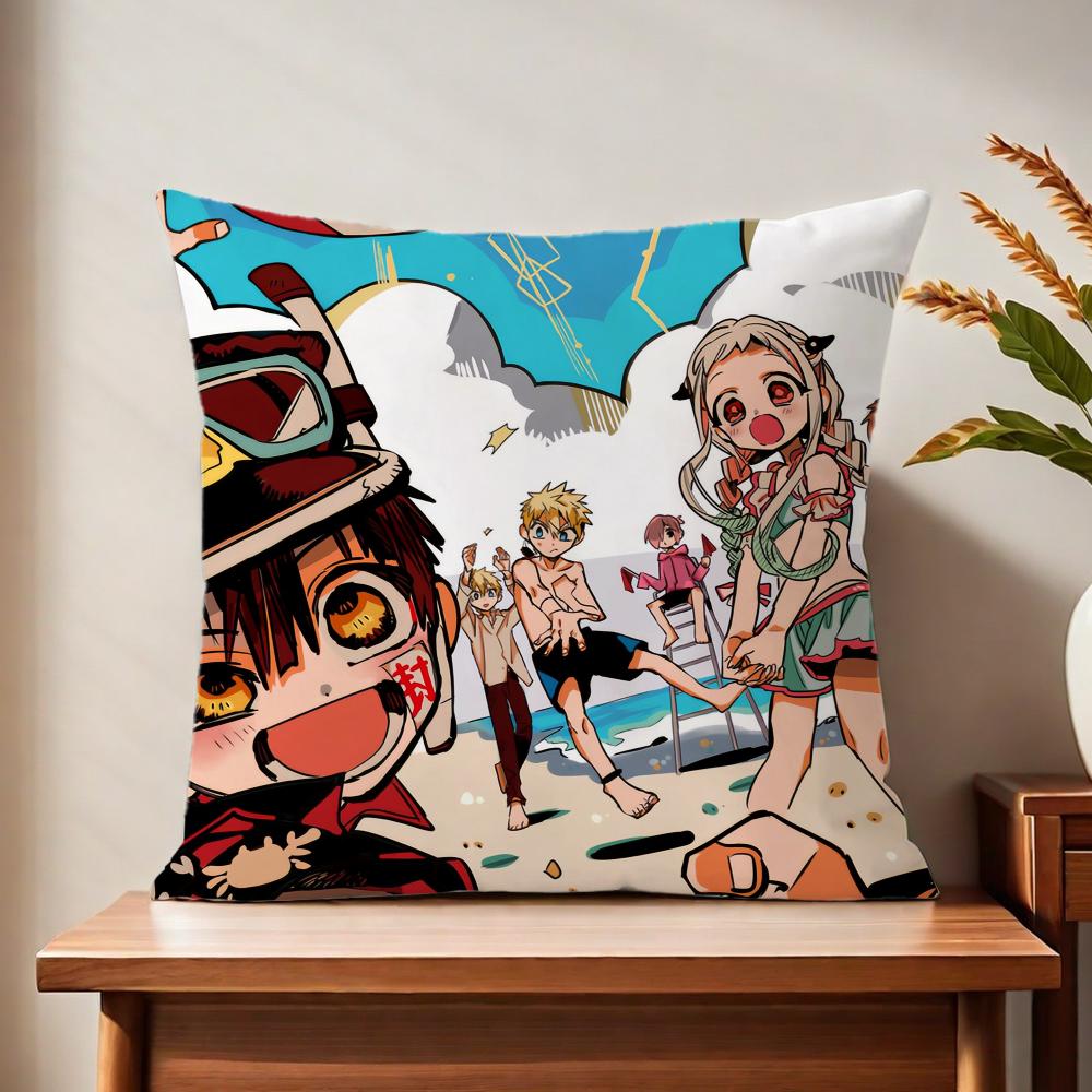 TtoiletBbound anime cute cushion cover For Pillow Printing Sofa Decoration Home Car Room Coffee Shop Office Nordic Simplicity