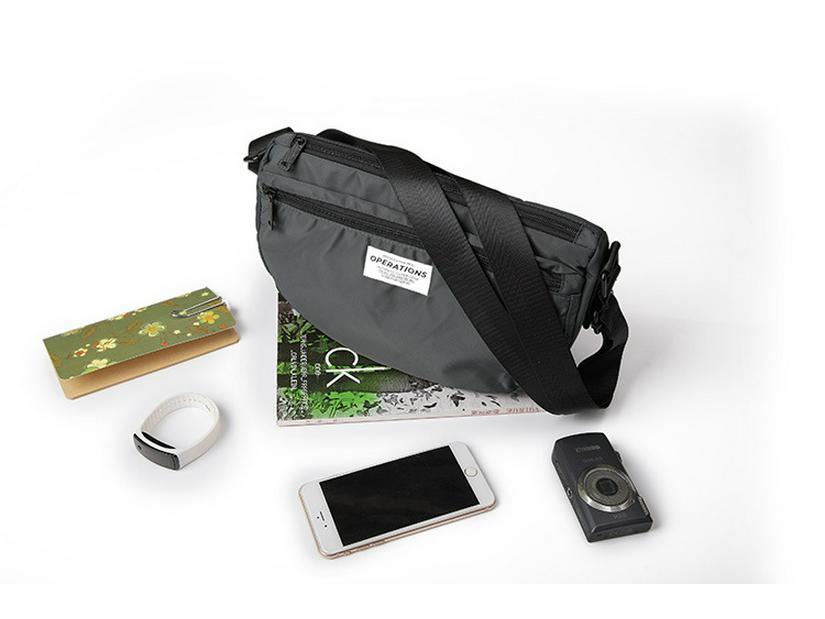 Sac de vélo Oxford imperméable pour hommes - Sac messager et sac à bandoulière décontracté de style japonais