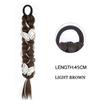 Synthetic Cool Girl Attachment For Braids Elastic Band Kanekalon Hair Extension Ponytail For Women Boxing Braid Hair Ponytail