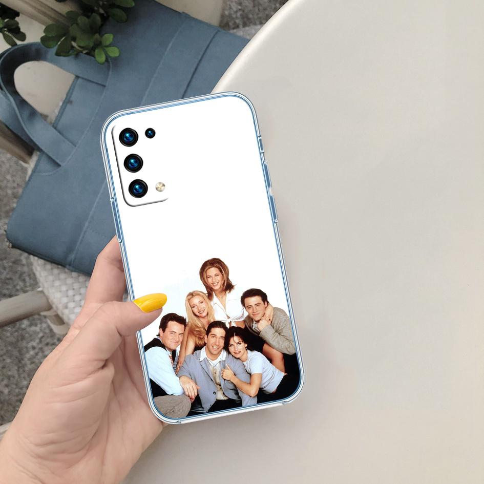 F-friends Perk Coffee Transparent Phone Case for Motorola Moto G7 G8 G9 G84 G85 G73 G24 G15 Z2 Play Power Plus