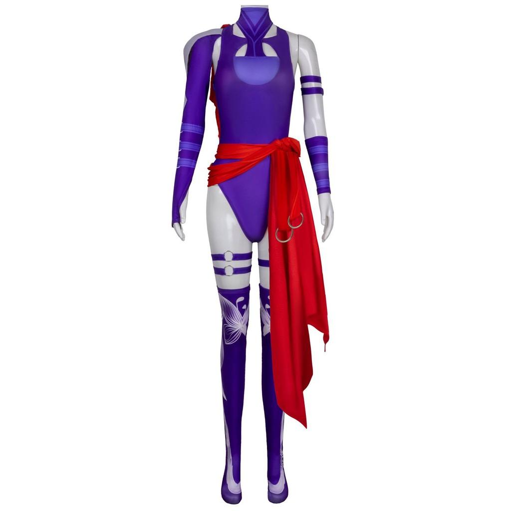 Psylocke Rivals Cosplay Game Character Costume Set Exhibition Acgn