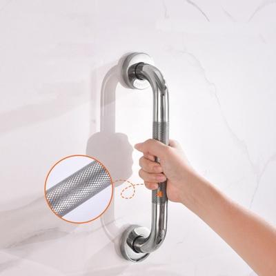 Stainless Steel Toilet Handrail 300/400/500MM Shower Safety Support Handle Towel Rack   Toilet