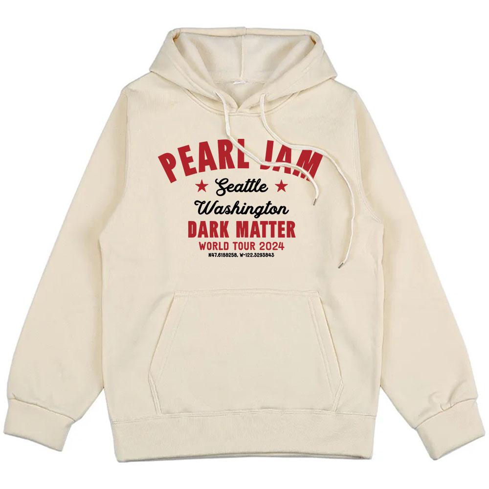 

Світловий Тур 2025 Худі Pearl Jam Сіетл Вашингтон Светри Чоловічий/Жіночий Одяг Хіп-Хоп Унісекс Вуличний Стиль З Принтом XS（old） хакі