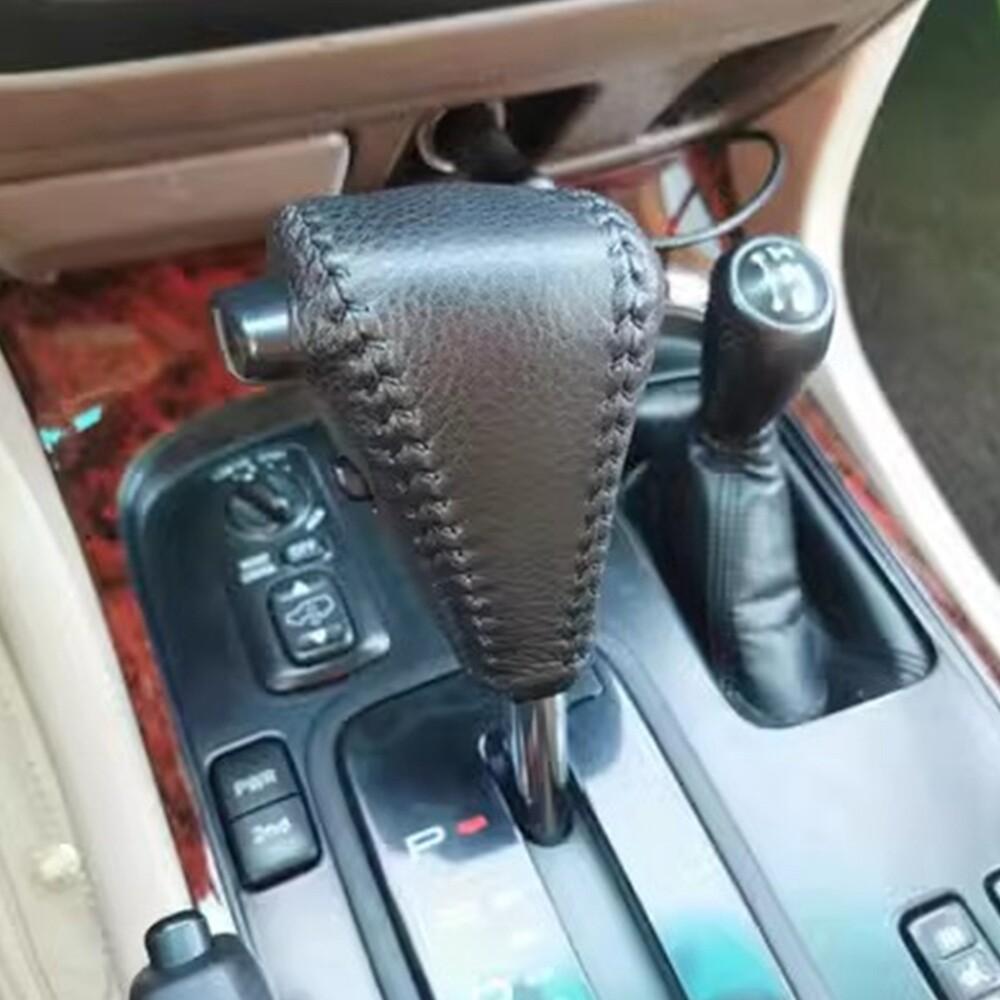

Защитный чехол на ручку переключения передач для Toyota LandCruiser LC100 LC80 2001-2006 чёрный
