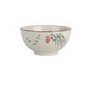 5inch Japanese Style Ceramic Rice Bowl Cereal Soup Dessert Snack Bowl Kitchen Salad Serving Bowl Tableware Microwave Safe 1pcs