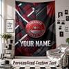 Custom Tapestry Wall Hanging, Aberdeen FC Personalized Name Text Home Wall Decor
