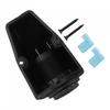 Black Plastic Power Socket 12V 24V for Car Boat Motorcycle Dashboard