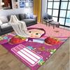Masha and The Bear Pattern Rug, Indoor/Outdoor Mat, for Picnic, Gameroom, Bedroom, Office, Living Room, Home Decor Carpet, Birthday Gift