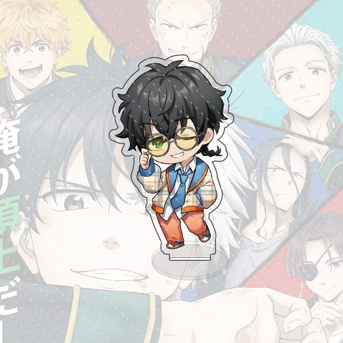 

Anime WIND BREAKER 10cm Acrylic Stand Q Version Character Sakura Suo KAJI Standing Model Cute Desktop Decoration Collection Gift 10 cm