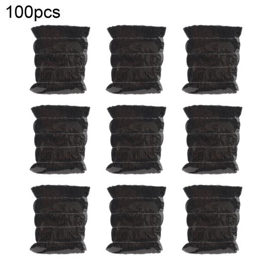 100Pcs Hair Bands Soft Breathable Non-Woven Elastic Fit Disposable Spa Headbands Makeup Beauty Salons Travel Hair Wrap