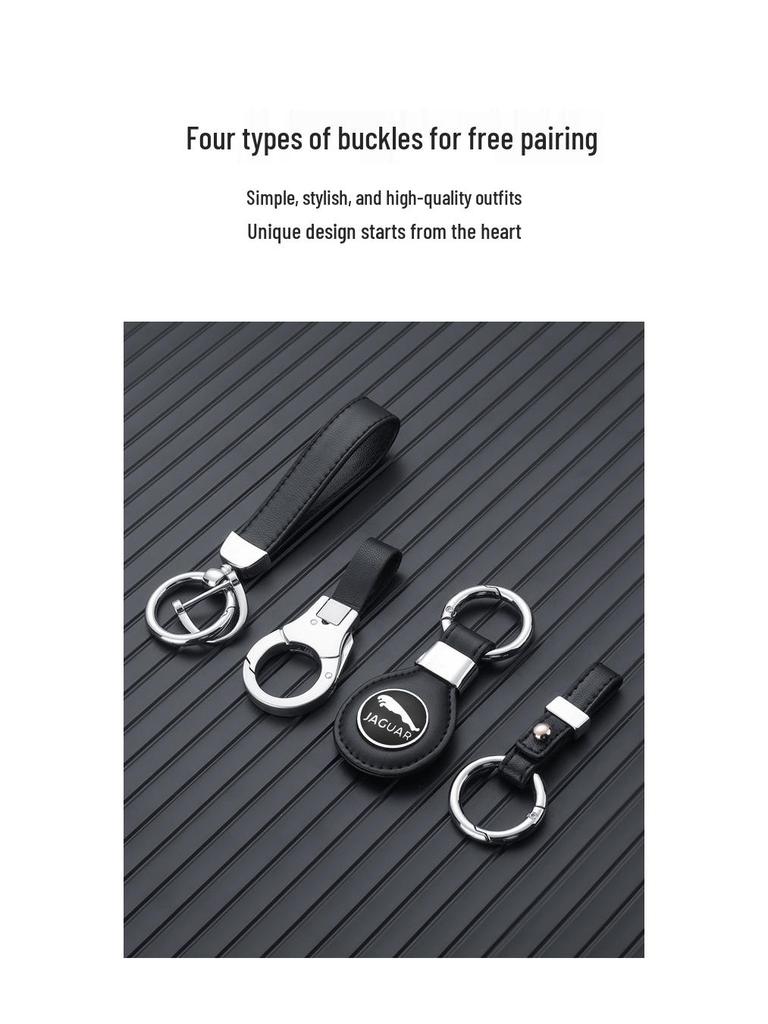 Jaguar Key Case for XEL, XFL, F-Pace, XJL, XF, XE, and F-Type - Buckle Bag Included