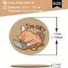6-piece Set of New Wooden Coasters and Decorative Coasters, Perfect for Home, Kitchen, and Bar Use, Ideal for Dining Occasions