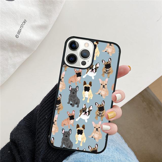 French Bulldog Phone Case For iPhone 17 Air 15 16 Cover 11 13 14 Pro Max 12 Plus Max Fundas