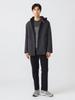 Beams Heart Price Drop on Hooded Stand Collar Size 42190009413 [New 12/25] Men's Coat, CHARCOAL.G, S,