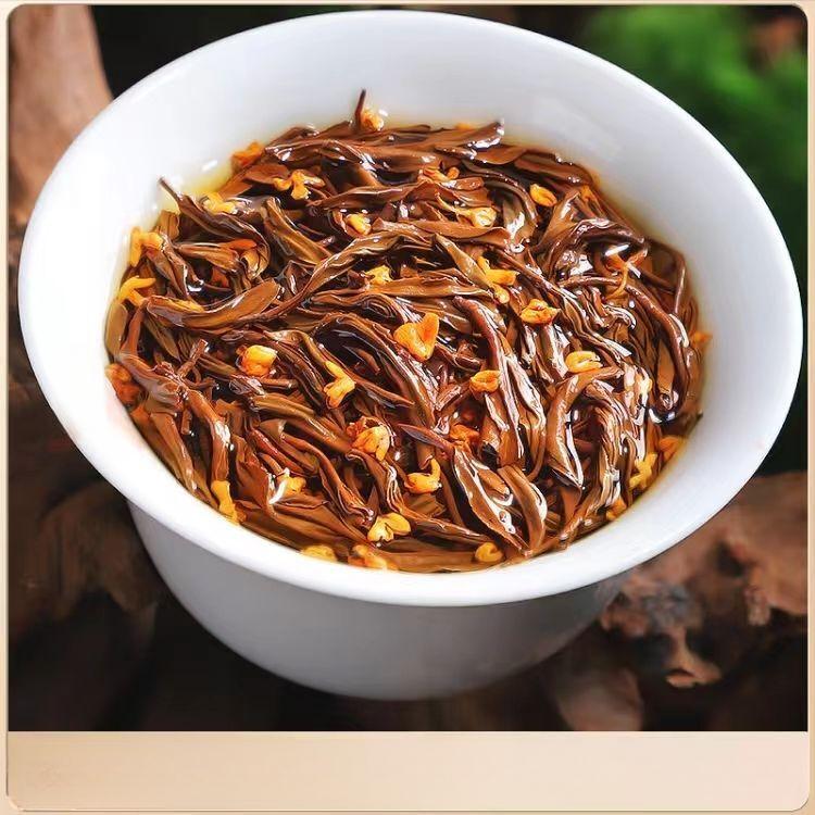 Authentic Osmanthus Black Tea 2024 New Tea Jiuqu Fragrance Tea Canned Black Tea