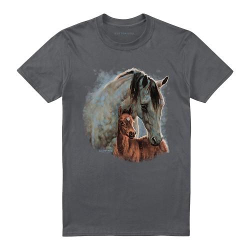 Wild Wings Unisex Adult Painted Horses T-Shirt
