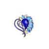 Retro Crystal Susceptible Dress Brooch Personality Versatile High-end Clothing Coat Coat Accessories