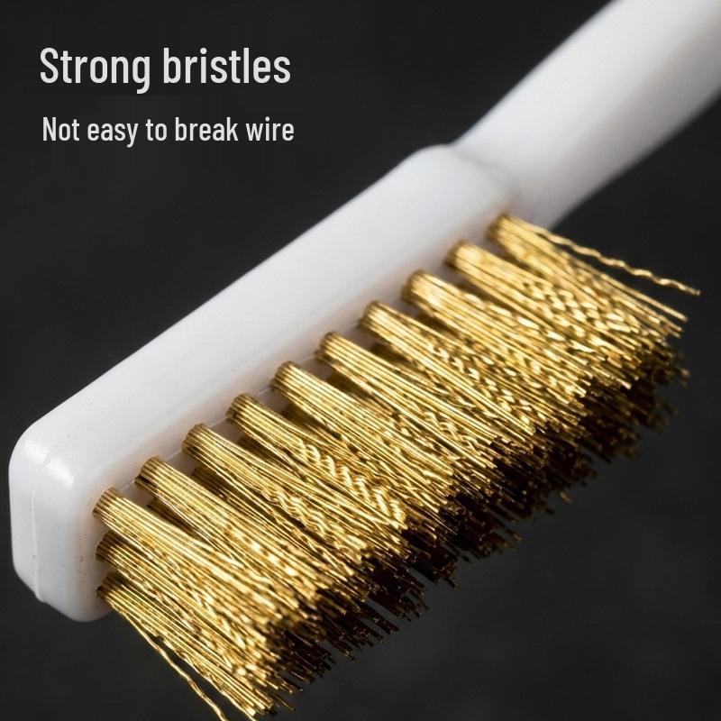 Industrial Stainless Steel Rust Removal & Polishing Brush for Toothbrush Gaps & Gas Stoves.