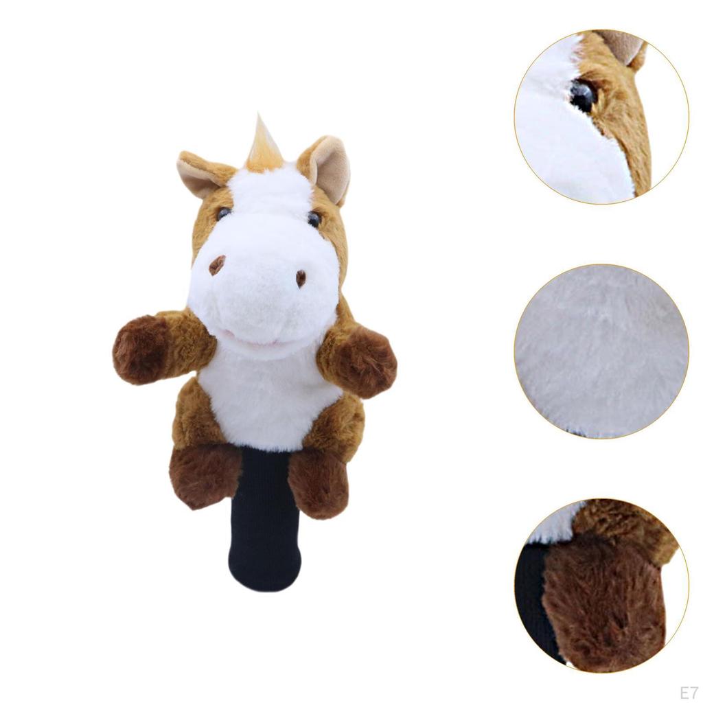 Golf Club Head Cover for Wood Driver Plush Accessory Training