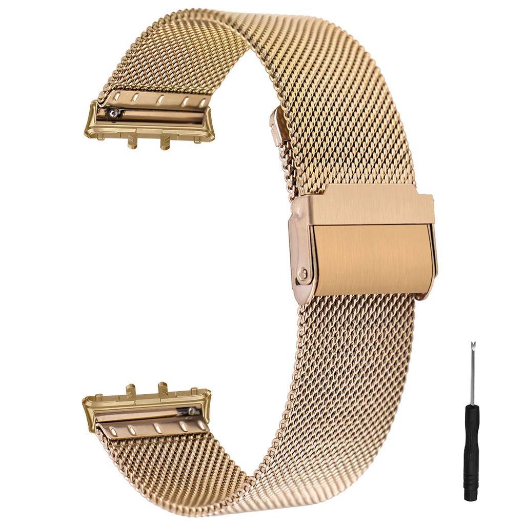Stainless Steel Metal Loop Strap for Samsung Galaxy Fit 3 Smartwatch Bracelet Correa for Samsung Galaxy Fit 3 Watchband Strap