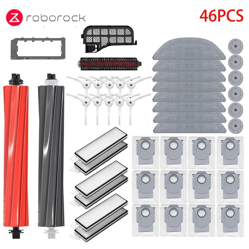 Accessori per Robot Aspirapolvere Roborock S8 MaxV Ultra Spazzola Principale Laterale Filtro Hepa Mocio Sacchetti Polvere Pezzi di Ricambio