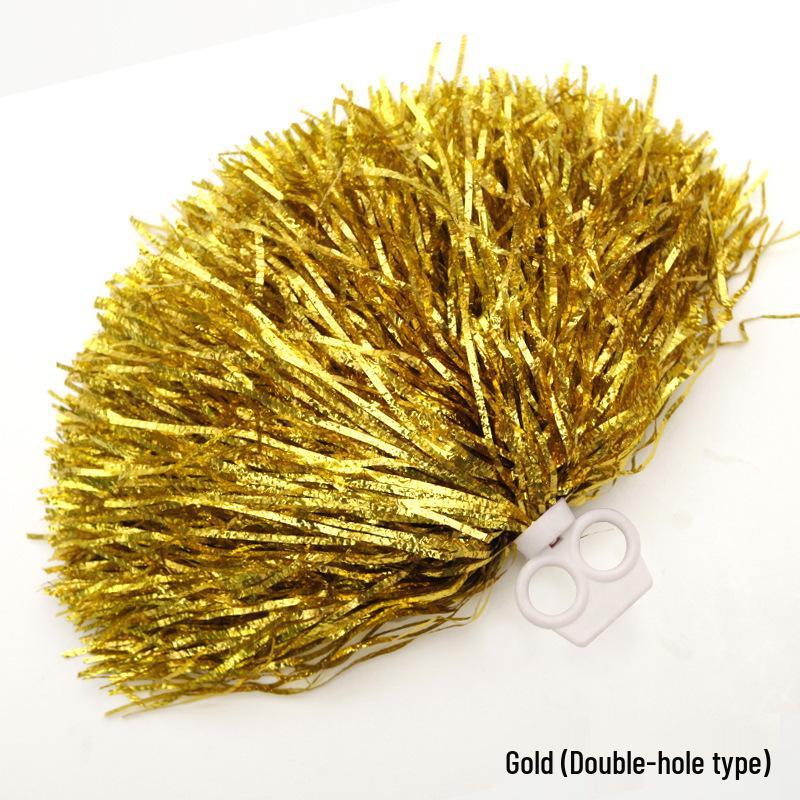 """6.1""" İnce Dişli Lazer Tarzı Ponponlar (Cheerleading & Cimnastik için) - Buzlu