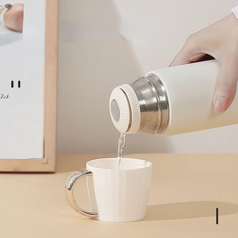 Large Capacity Insulation Cup 500ml Vacuum Flasks Portable Stainless Steel Thermos Cup Water Bottle Travel Tea Mug Office Thermos Cup