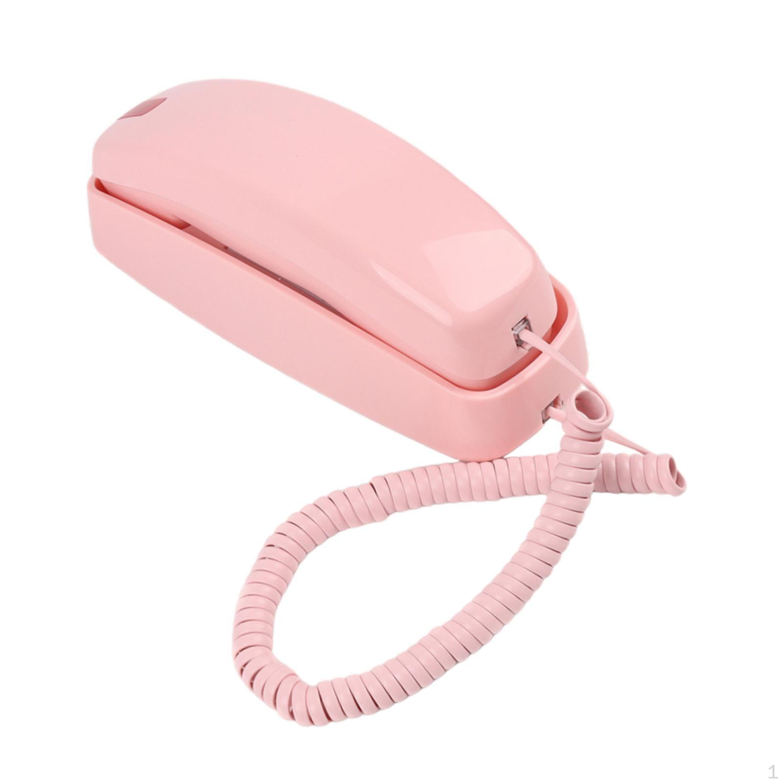 

Wall Mount Phone Corded Home Volume Control Big Button Telephone Landline for School