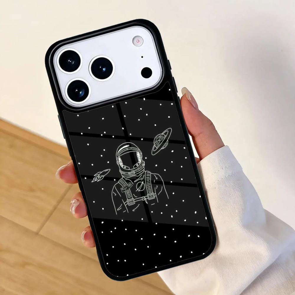 Astronaut Space Sea Diver Mobile Phone Case for IPhone 17 AIR 16pro Max 15 14 13 12 11 Bumper Cover