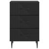 Nightstand Black 43 x 41 x 66.5 cm Engineered Wood