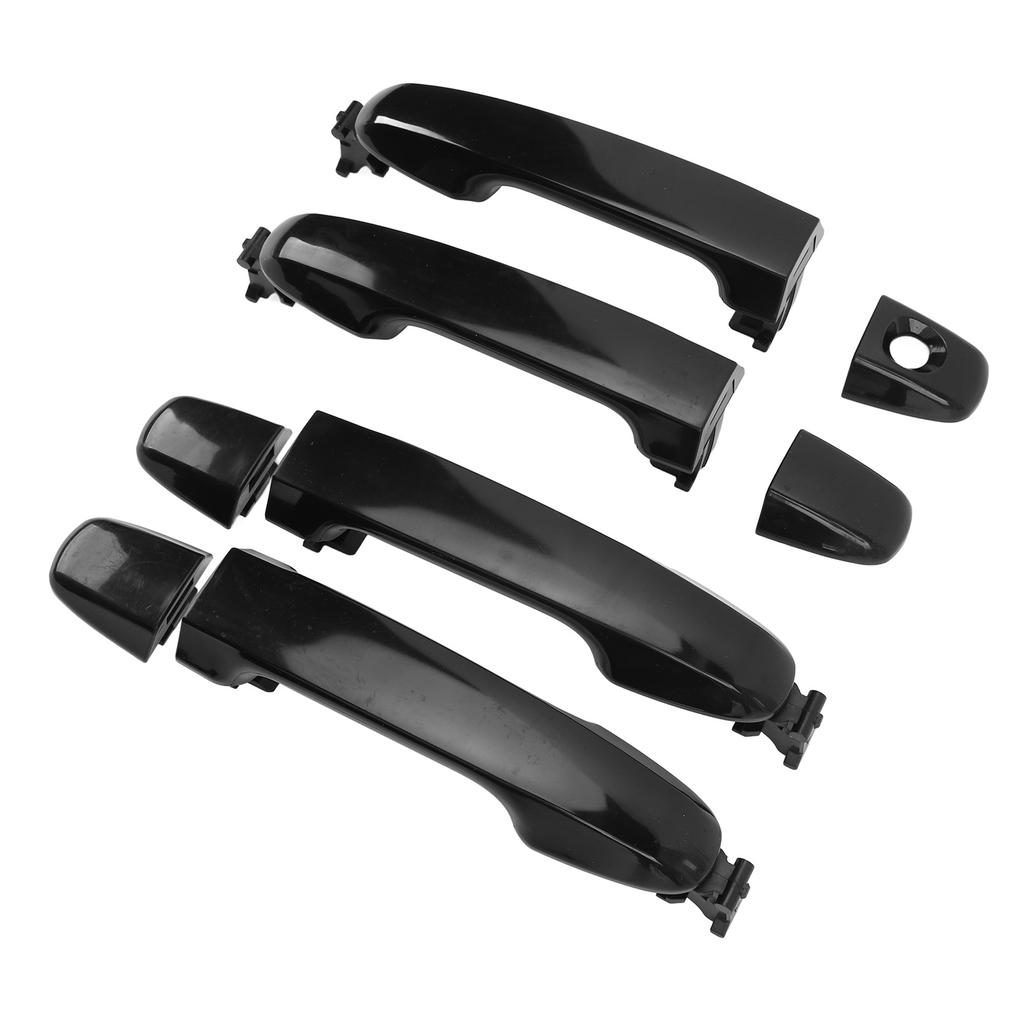 4PCS Outer Door Handle 69250 06020 C0 Front Rear Weatherproof Exterior Door Handle Black for Camry 2