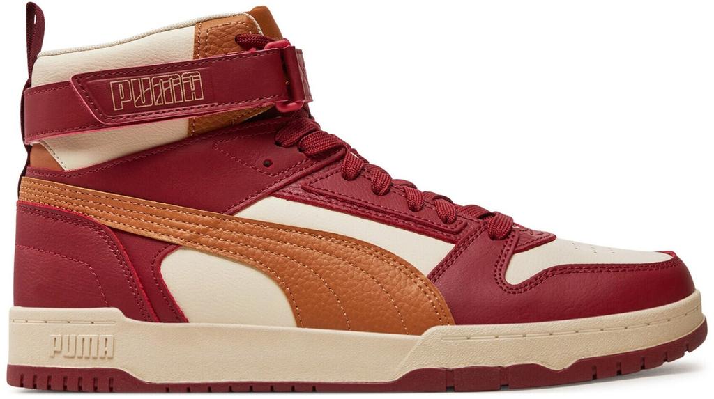Puma RBD Rebound Game Sneakers (385839) Alpine Snow/caramel Latte/rich Red