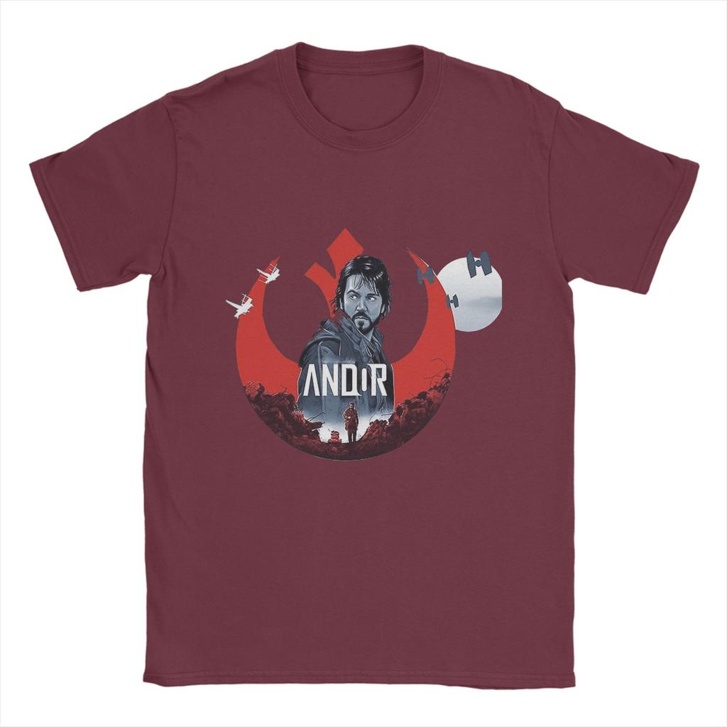 Funny The Best Andor T-Shirts for Men Crew Neck Pure Cotton T Shirt Short Sleeve Tees Summer Clothing
