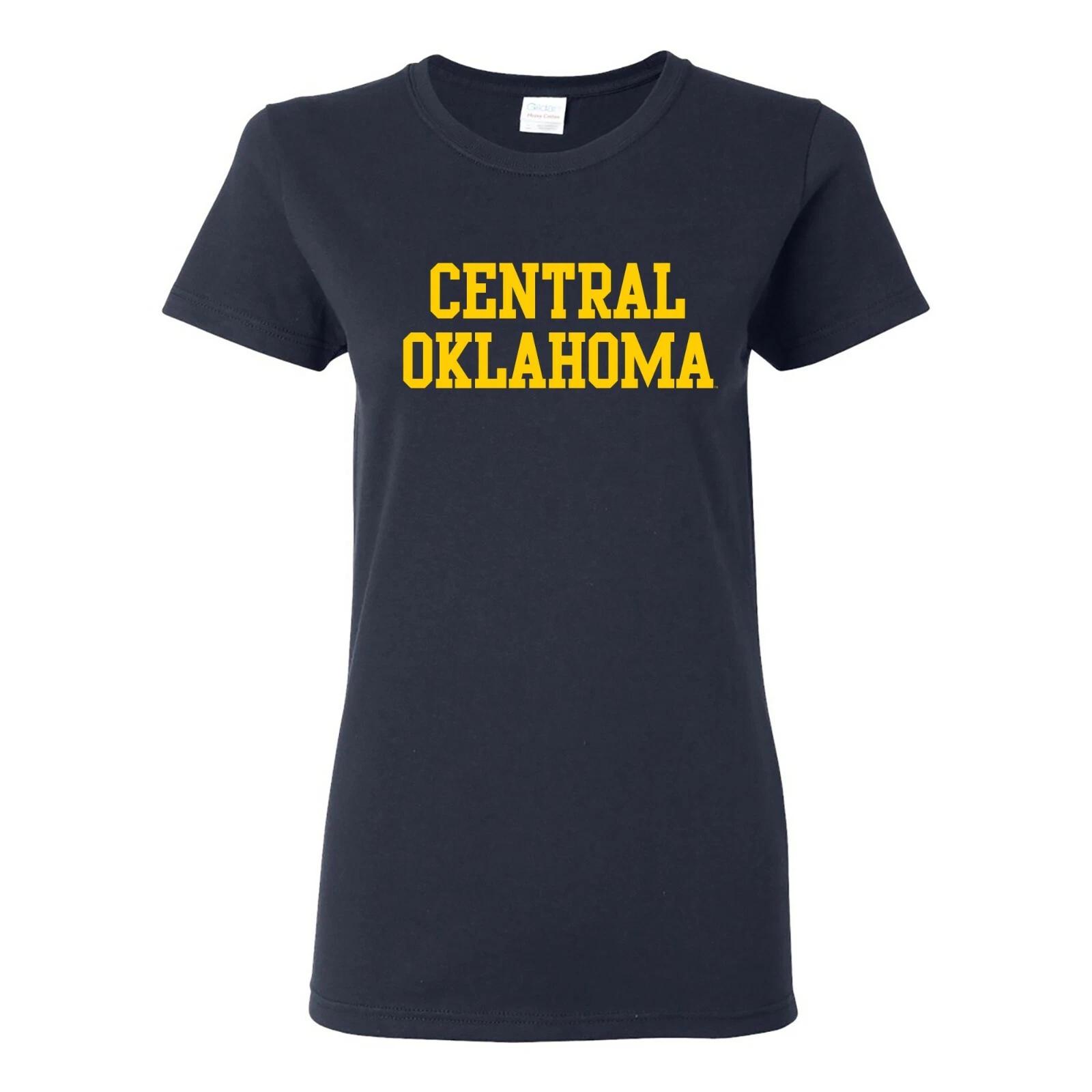 Central Oklahoma Bronchos Basic Block Womens Shirt - Navy 3XL