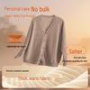 Hengyuanxiang Men's Thick Cashmere Cardigan Sweater