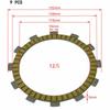 For Suzuki GV1200 GL GV1200 Madura 1985 1986 Total 10PCS 9+1 Motorcycle Friction Clutch Discs Plates