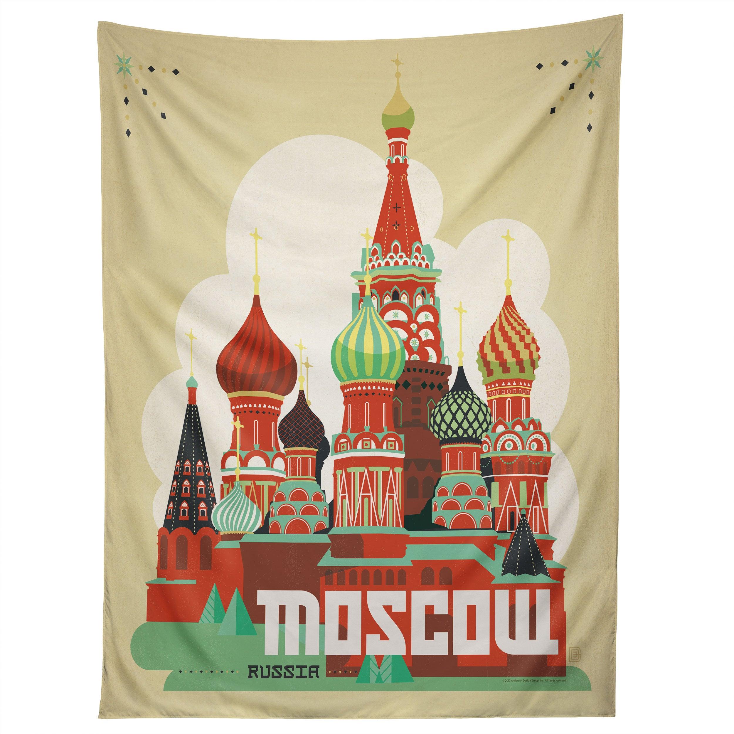 MOSCOW tapestry 75x100