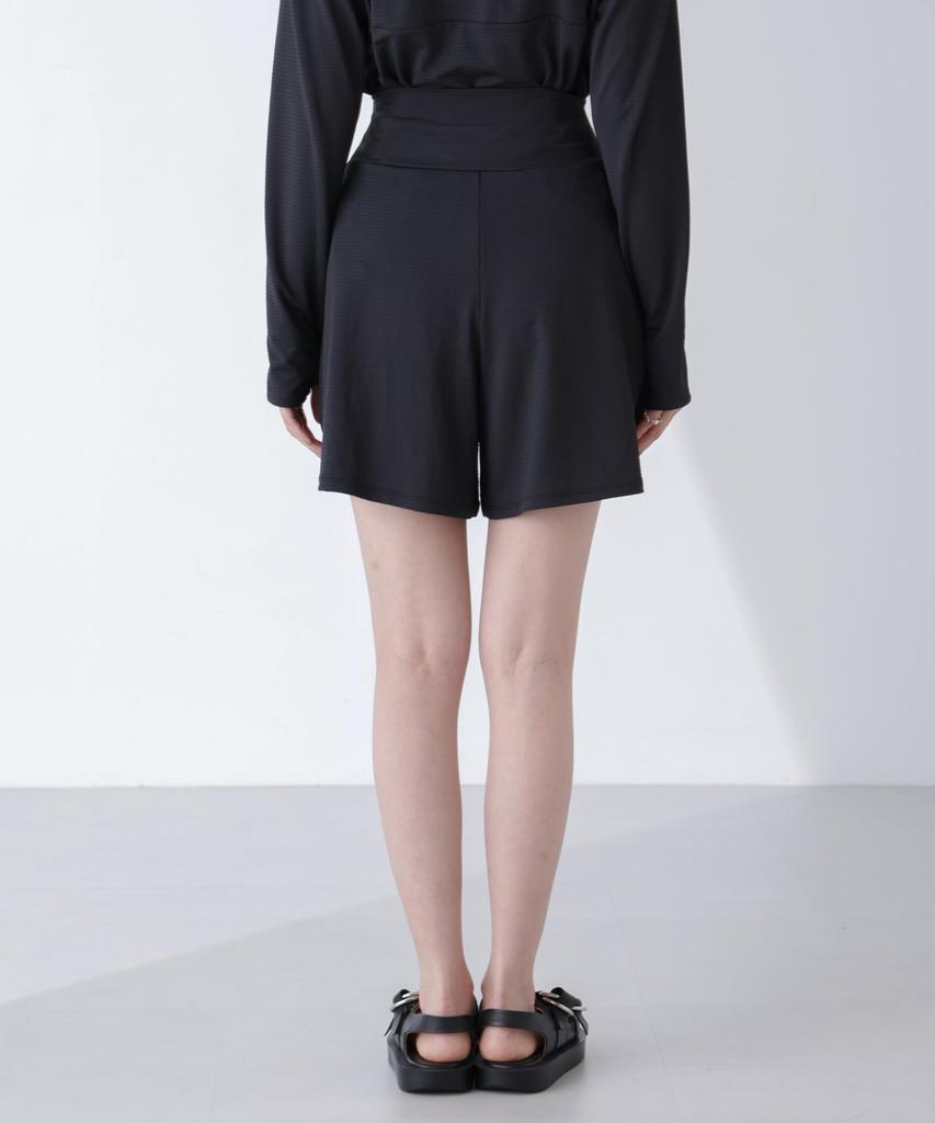 Nano Universe WATERSIDE & DAILYWEAR Rash Guard Set, Size Small, Black