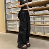 Women's Quick-Dry Multi-Pocket Hiking Joggers, Windproof Wide-Leg Sports Pants