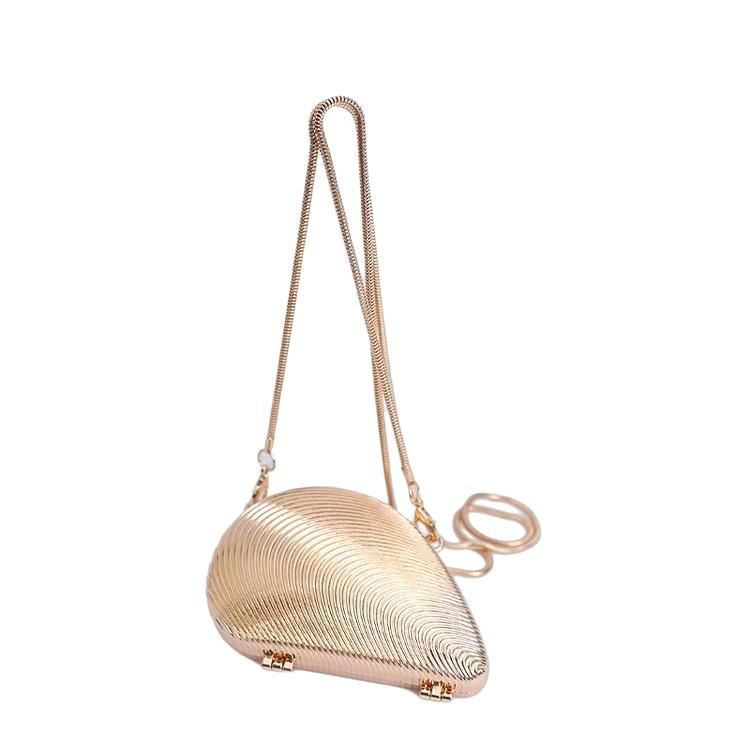 Sacs de soirée à perles de luxe pour femmes Sacs à main pochette Mini sac à bandoulière en acrylique Coquille Porte-monnaie de fête Mariage Sac bandoulière