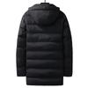Cozy Up Men's Winter Hooded Coat Waterproof Warm Long Puffer Jacket Parka