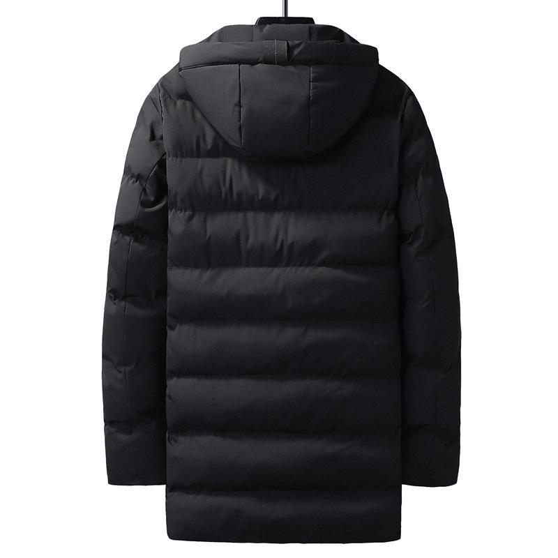Cozy Up Men's Winter Hooded Coat Waterproof Warm Long Puffer Jacket Parka