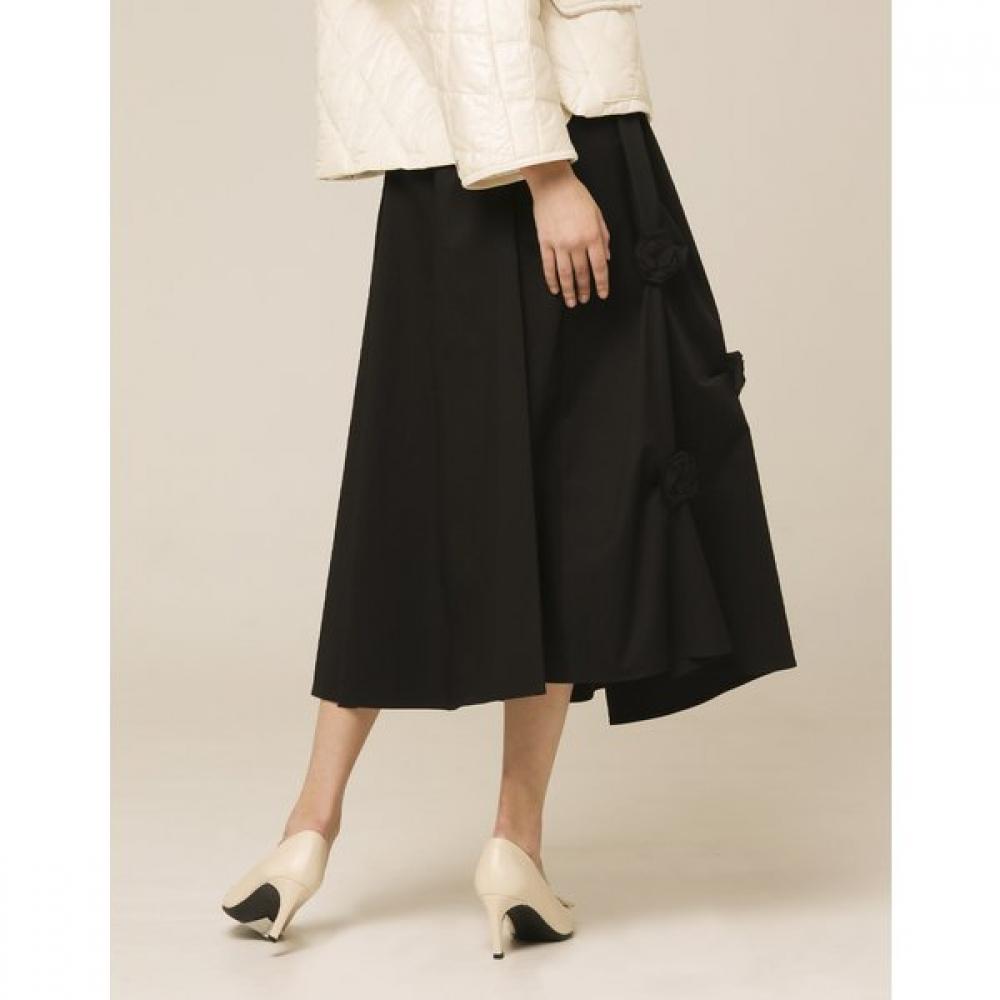 SON JUNG WAN 3d Flower Shirring Skirt Zdk6161040