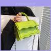 Trendy Mini Chain Crossbody Bag For Girls 2023 Stylish Small Purse Pu Leather