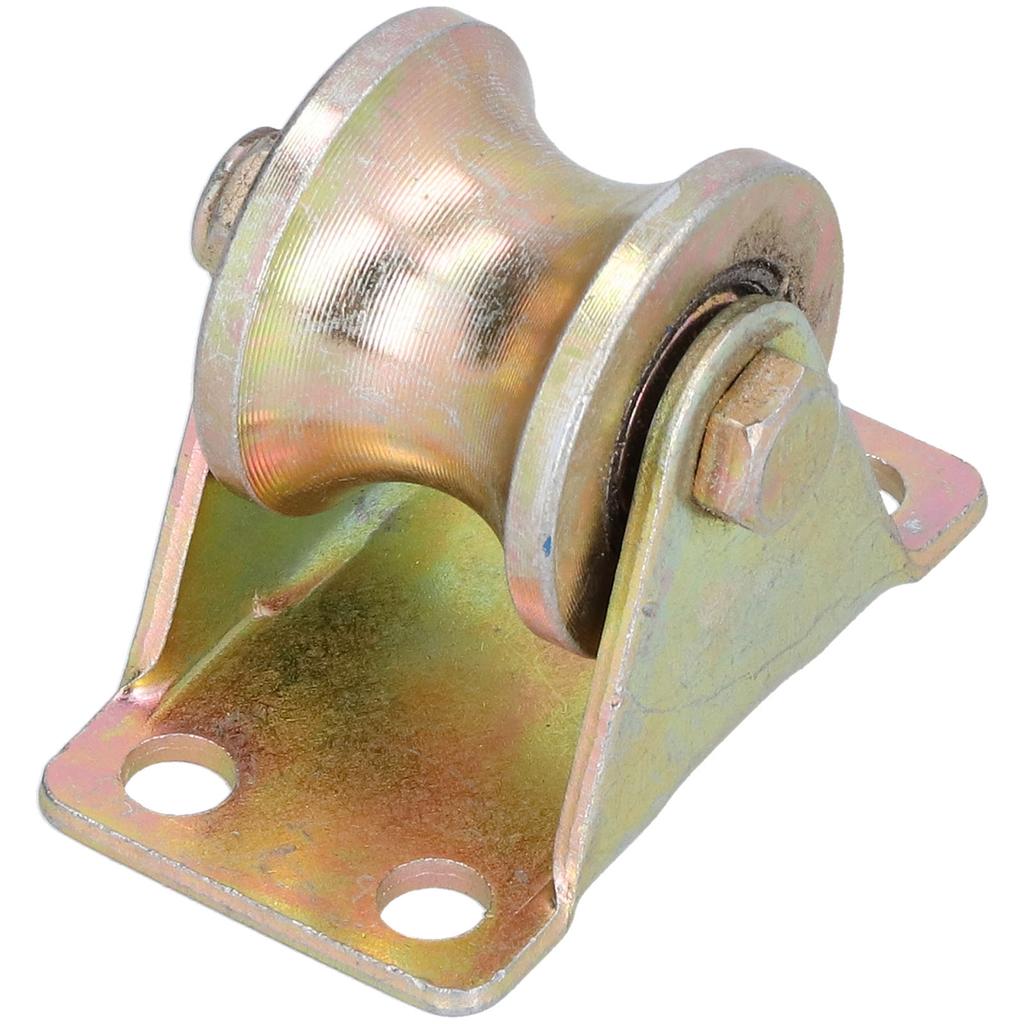 U-Nut Rad Rolltor Drahtseil Schiene Nutenrad Lenkrolle mit Halterung 32mm 1,3 Zoll