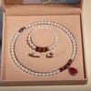 Natural Shell Pearl Necklace - Women's Clavicle Chain Set for Mother's Day Gift